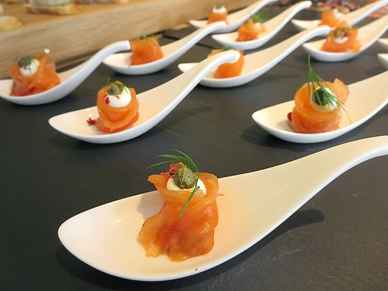 スモークサーモンとクリームチーズ