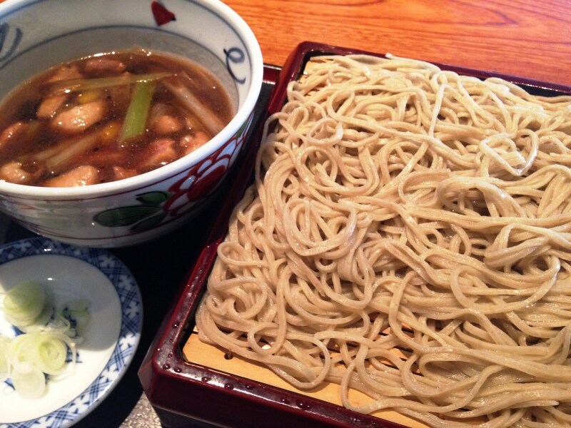 中屋の刻み鴨せいろ