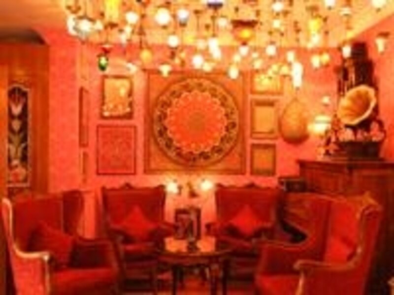 ロビーに展示されているコレクションは見ごたえあり