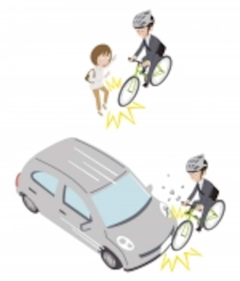 自転車事故が増えています！