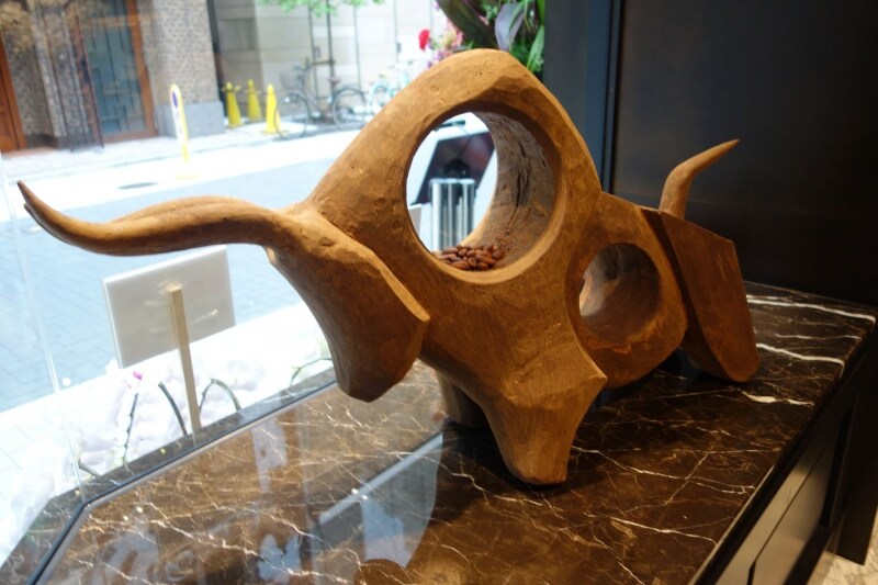 チョコレート製の彫刻