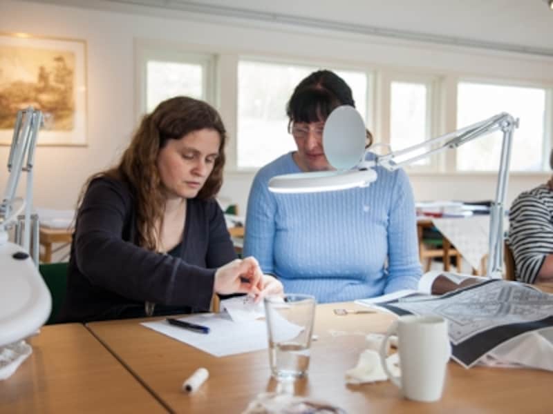 ハーダンガー刺繍の第一人者