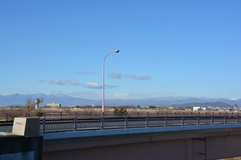 利根川に架かる刀水橋