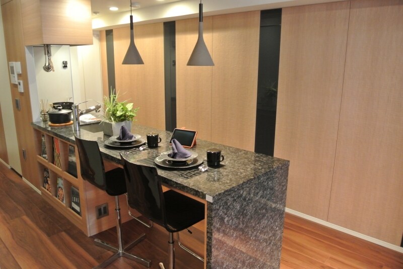 「プラウド千代田淡路町」のモデルルーム。1LDKタイプ