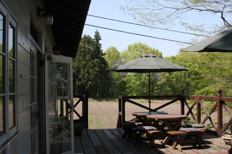 カナルのテラス