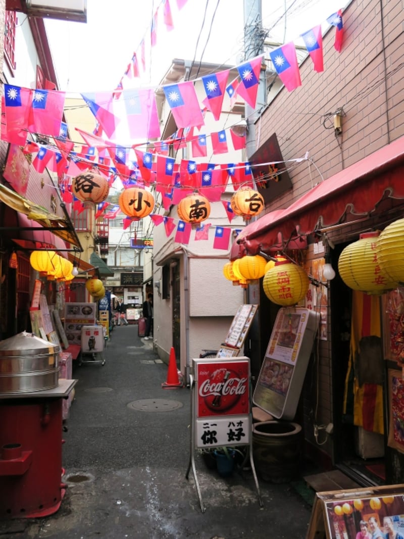 横浜中華街の路地裏のシーンもありましたね!