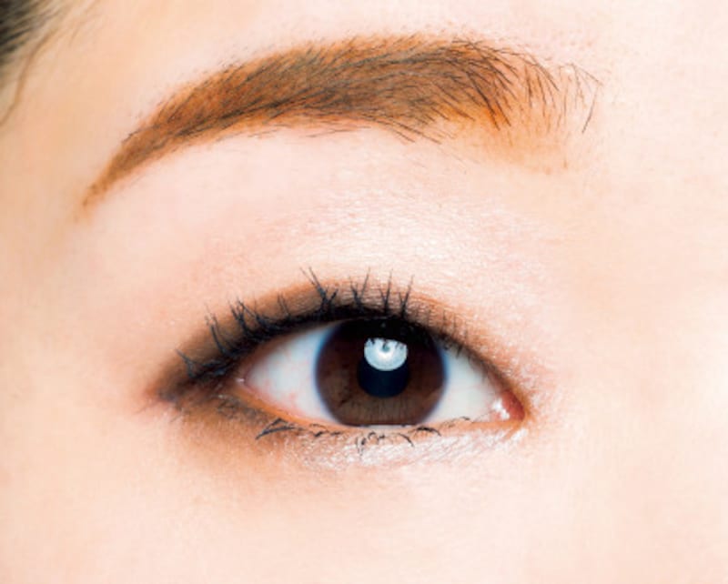 一重アイメイクの完成