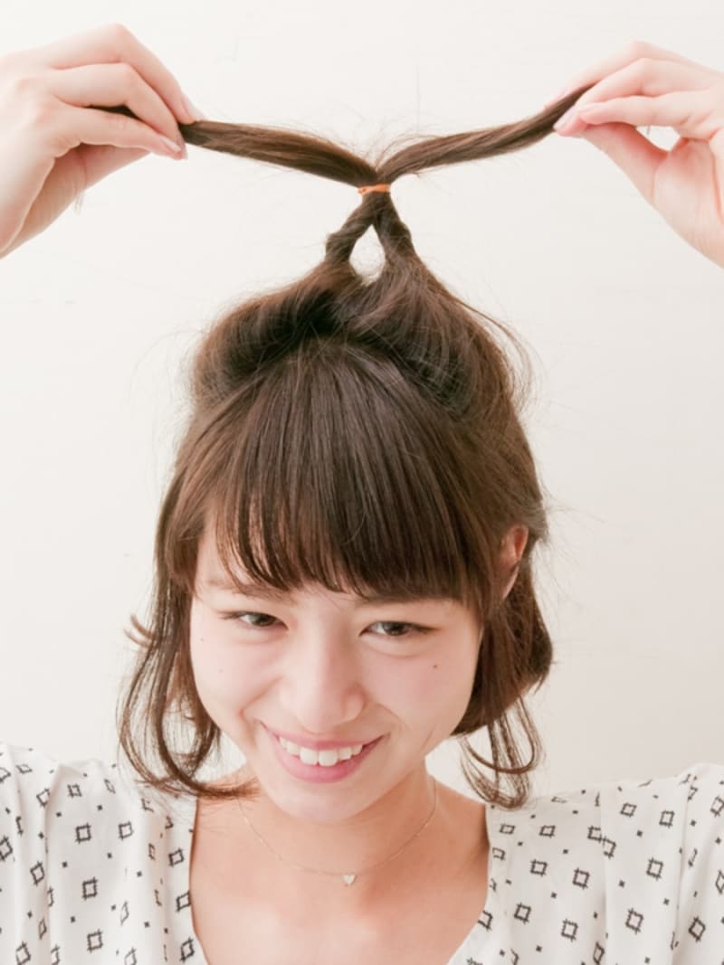 しっかりテンションをかけて引っ張る