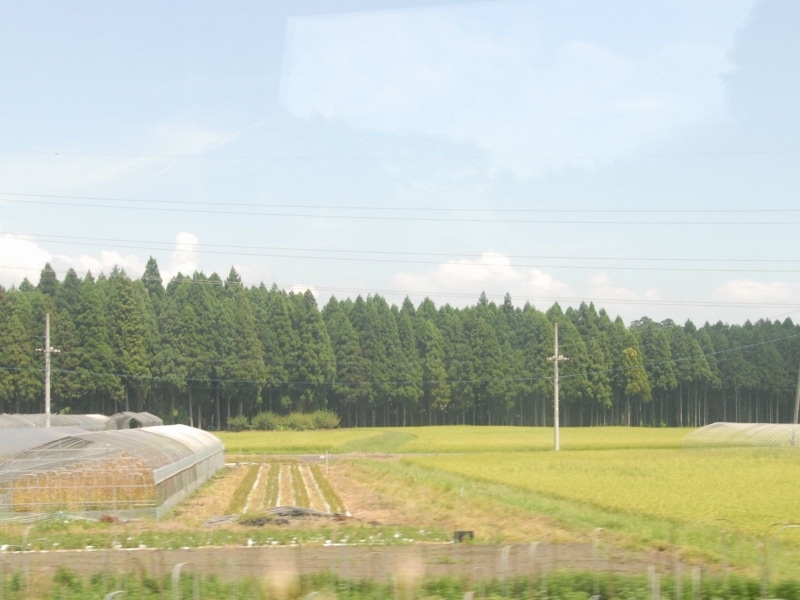 下今市手前の車窓