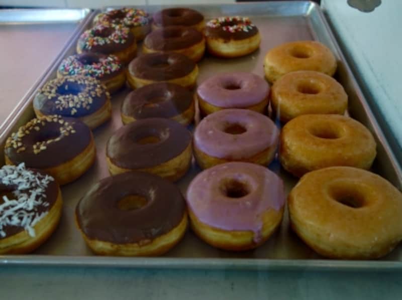 lavender glazed donut
