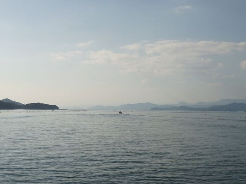 賢島エスパーニャクルーズから眺める英虞湾の風景（4）／熊野灘との接点を望む