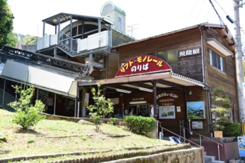 『天橋立ビューランド』へのリフト・モノレール乗り場