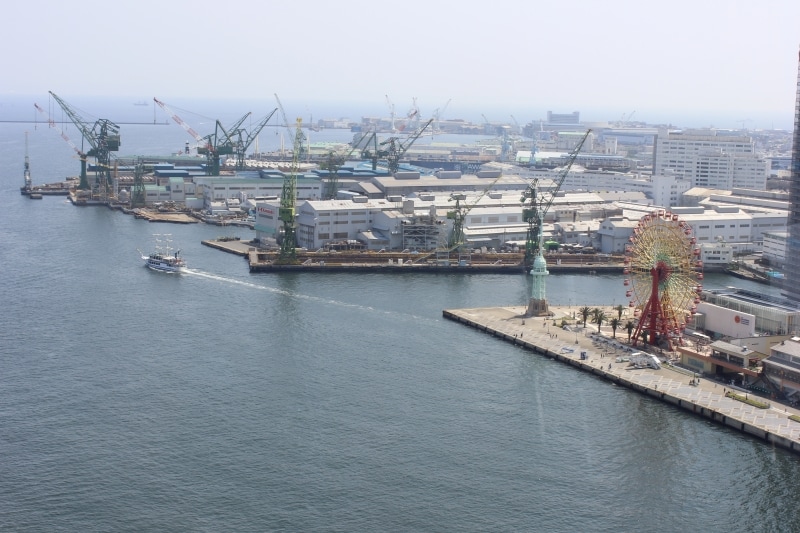 ５Ｆ展望室風景