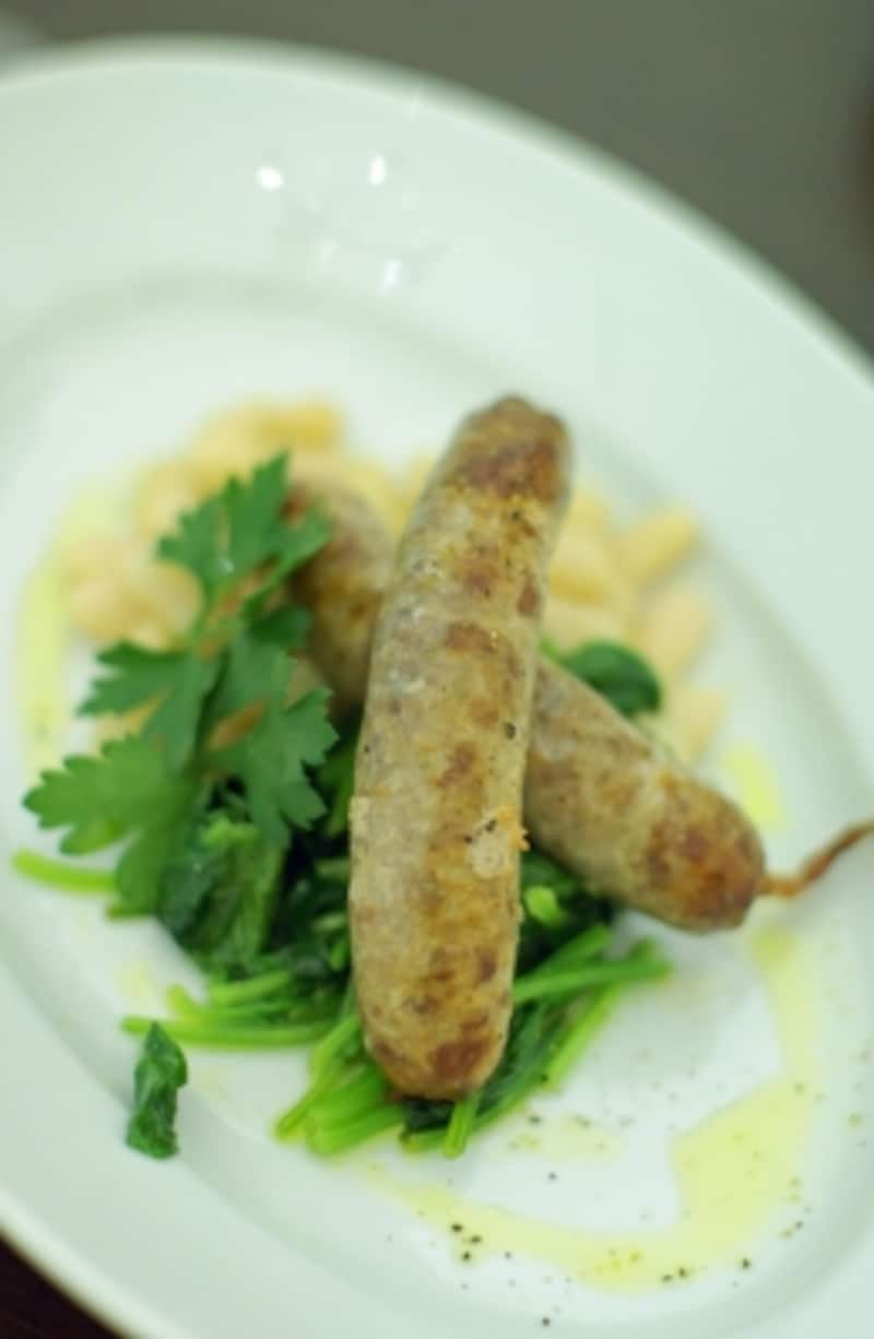 大山ルビー豚の自家製サルシッチャ