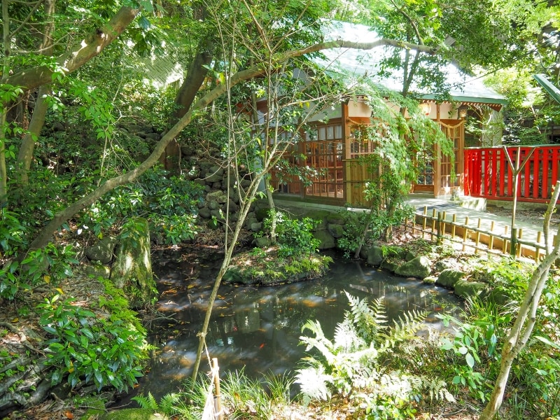 御神池@石浦神社