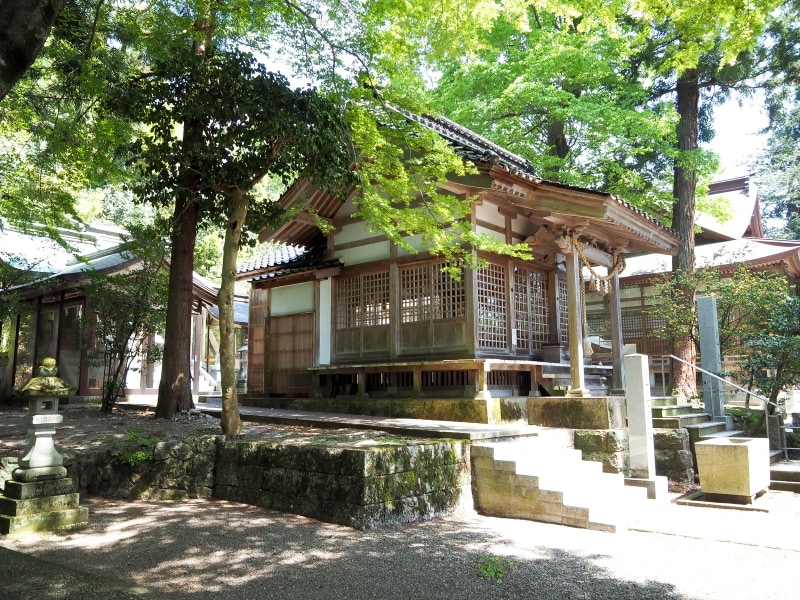金刀比羅宮、恵比寿社、金剱宮拝殿@金剱宮