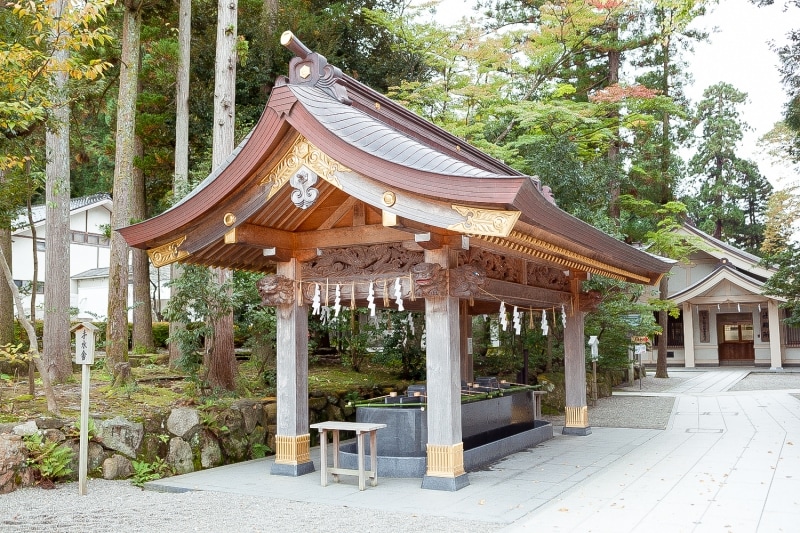 手水舎@白山比め神社