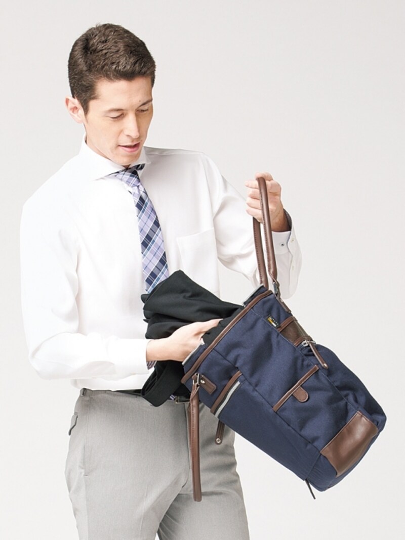 CAFE SOHO WHITE LABEL (カフェ・ソーホー ホワイトレーベル) /バッグイントラベラーニットジャケットundefined2万520円(税込)