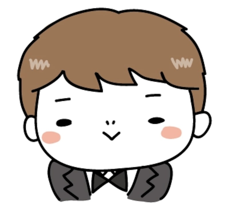 新郎 洋装 結婚式 イラスト カラー かわいい