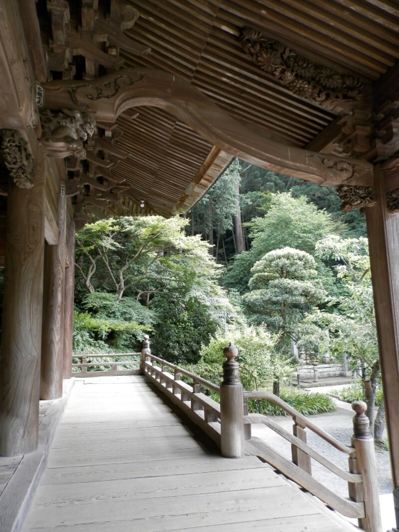 妙本寺の回廊