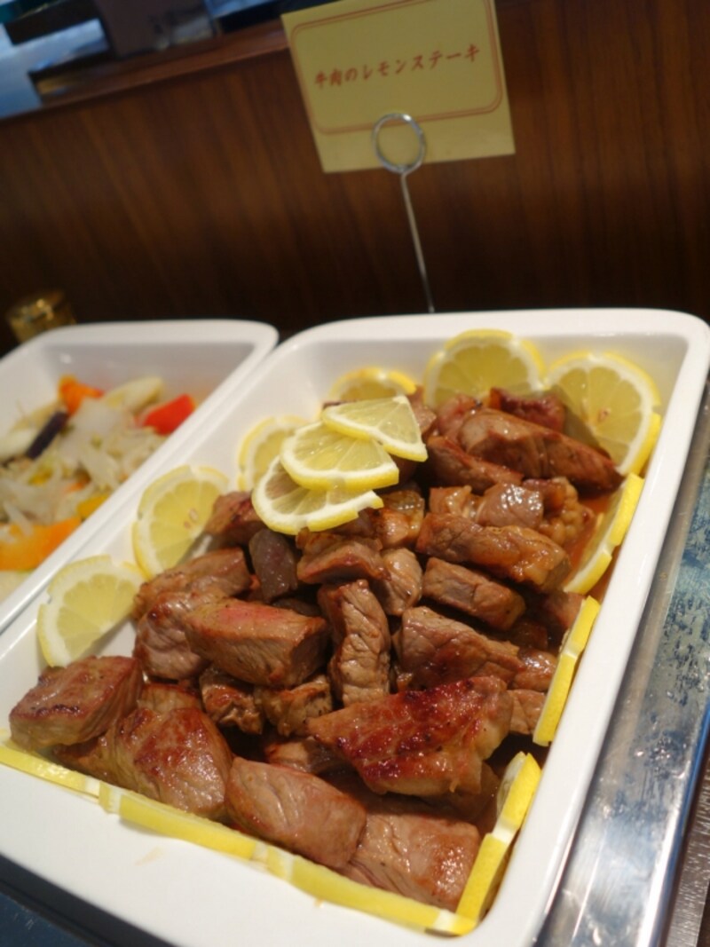 牛肉のレモンｽﾃｰｷ