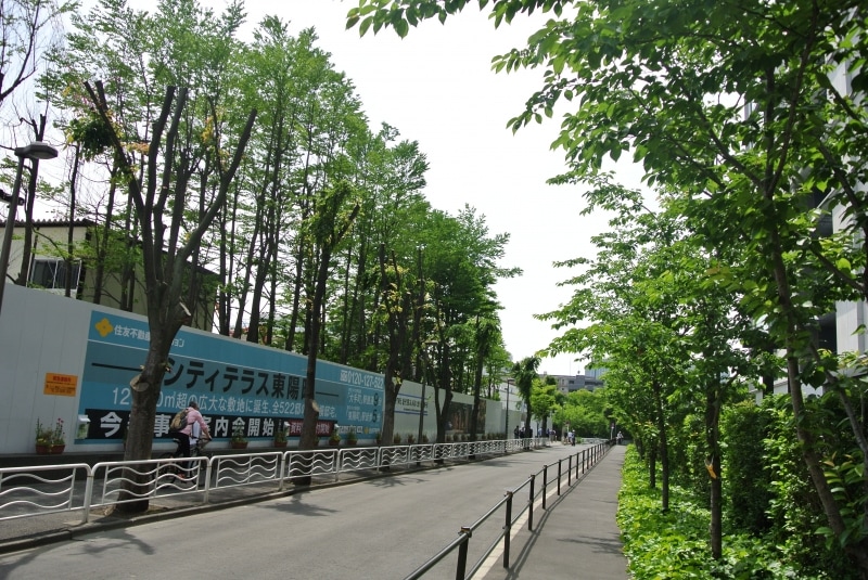 「シティテラス東陽町」の広い敷地