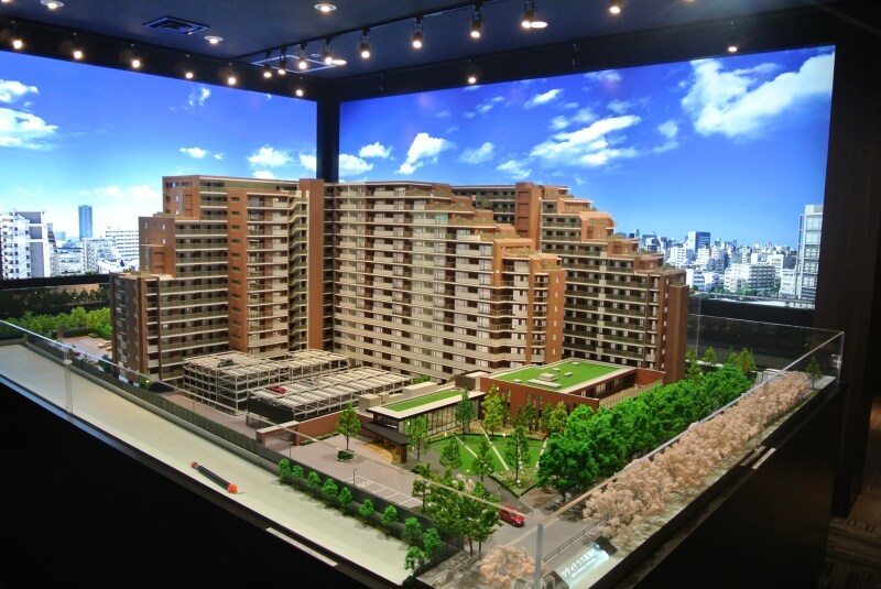 「シティテラス東陽町」の完成予想模型