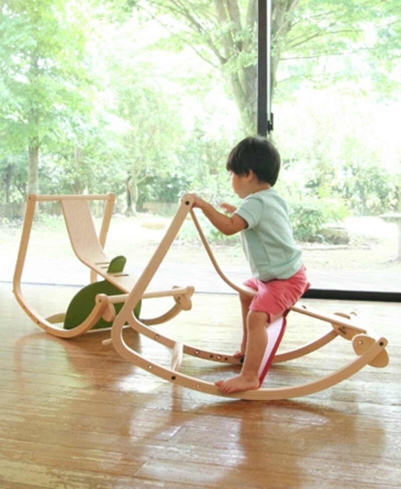 SDIデザイン「Bambini」木馬にした様子