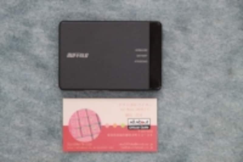 名刺とサイズを比較してみた