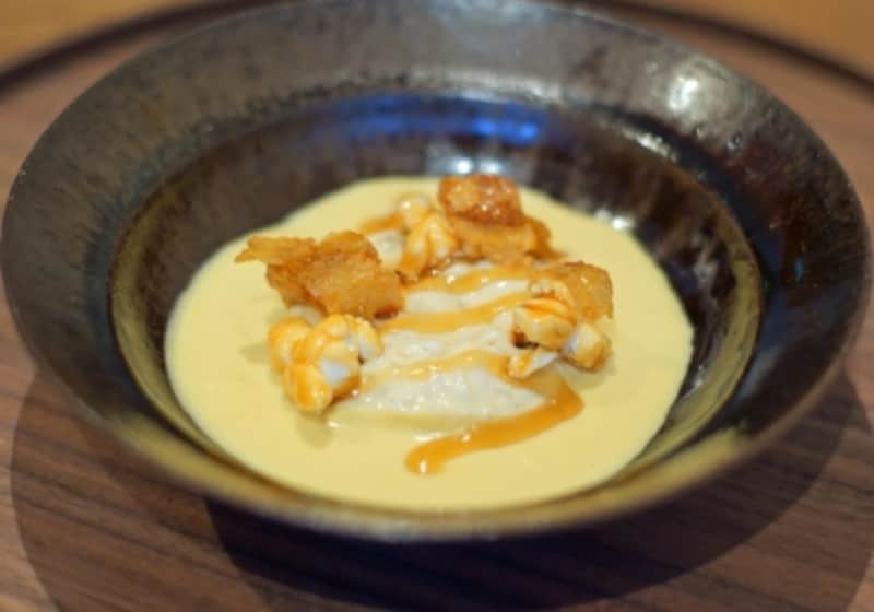 カルナローリ米/トウモロコシ/ココナッツミルク