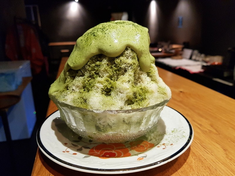 抹茶マスカルポーネかき氷