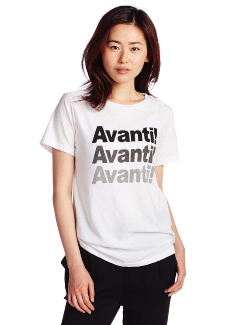 (デミルクスビームス) Demi-Luxe BEAMS / "Avanti" ロゴ Tシャツ