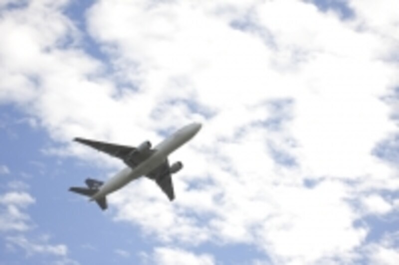 飛行機の旅