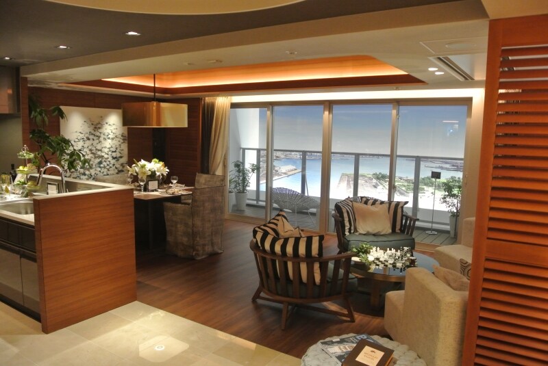 「BLUE HARBOR TOWERundefinedみなとみらい」のモデルルーム