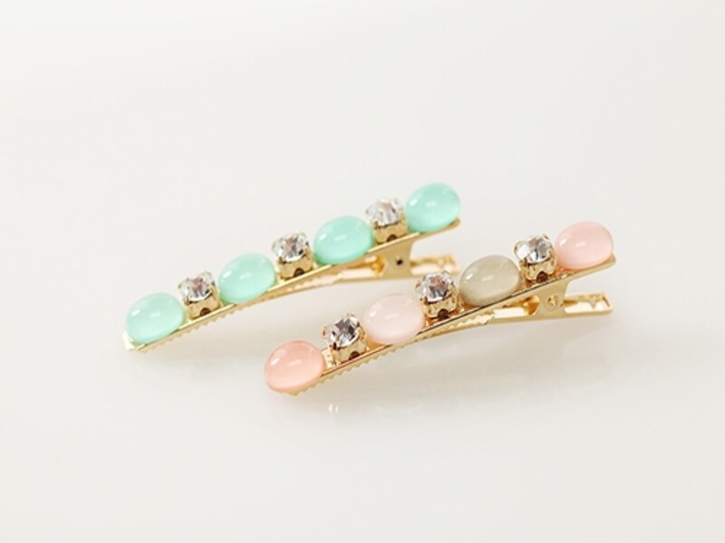 クリアストーンのクリップ