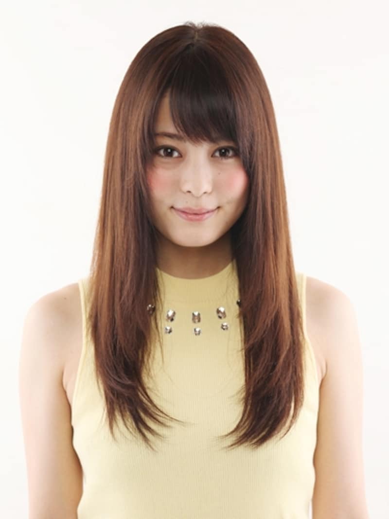 透明感のあるレイヤーロング