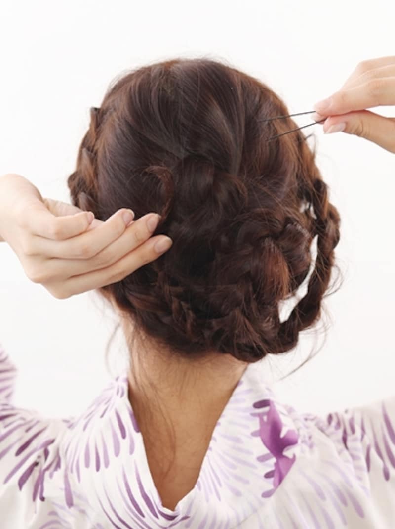 “地肌に留める”ことを意識すると留まりやすい