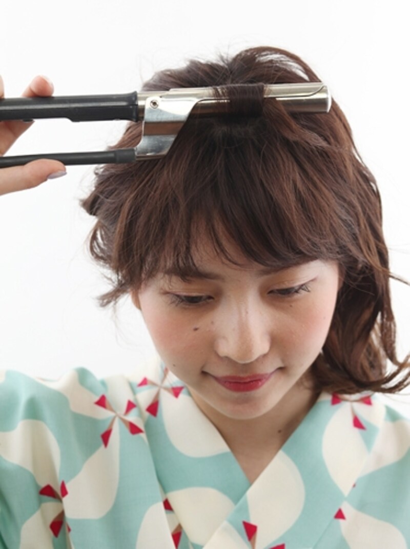 “根元だけ”を巻くのがポイント