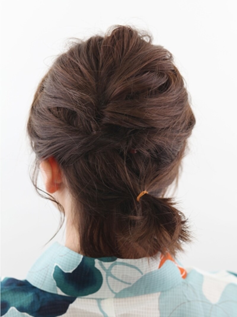 結びきれなくても気にせずに