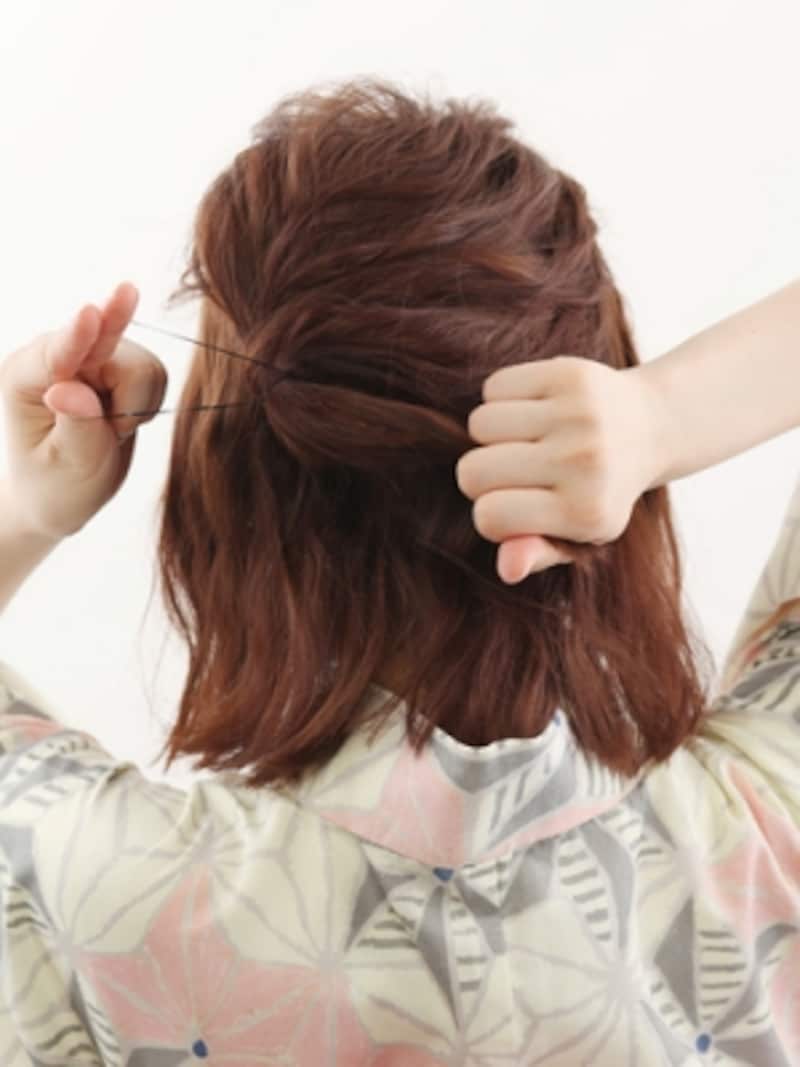 ボブの浴衣ヘアに 男ウケ抜群の清楚なアップヘアアレンジ 浴衣ヘアアレンジ All About