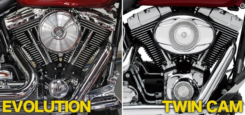 エボリューションとツインカム、それぞれキャラクターが異なるので、こちらも選び分けのポイントに