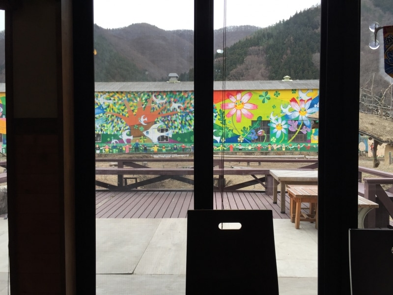 農家レストランからの眺め