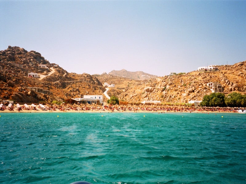 こちらがスーパーパラダイス！ 渡し船の中より撮影