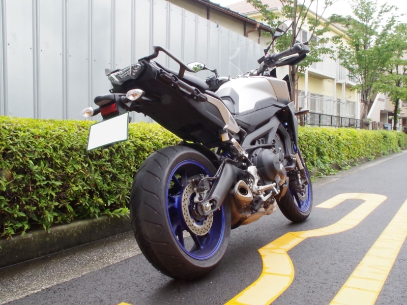 MT-09 TRACER リアビュー