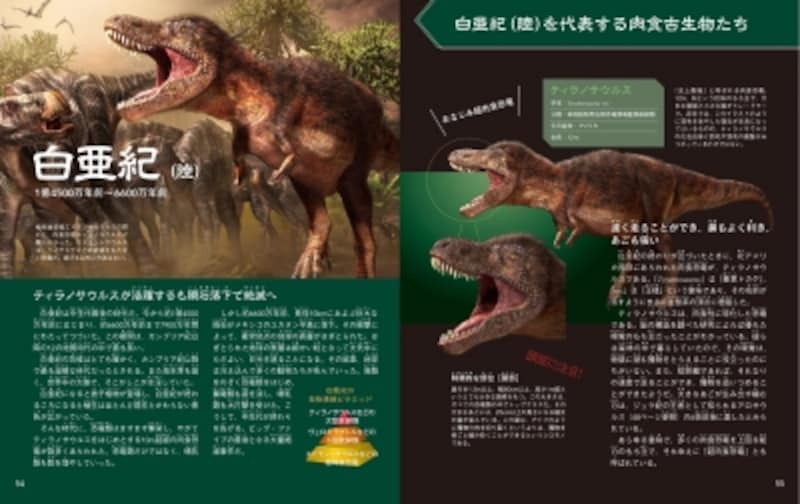 『肉食の恐竜・古生物図鑑』