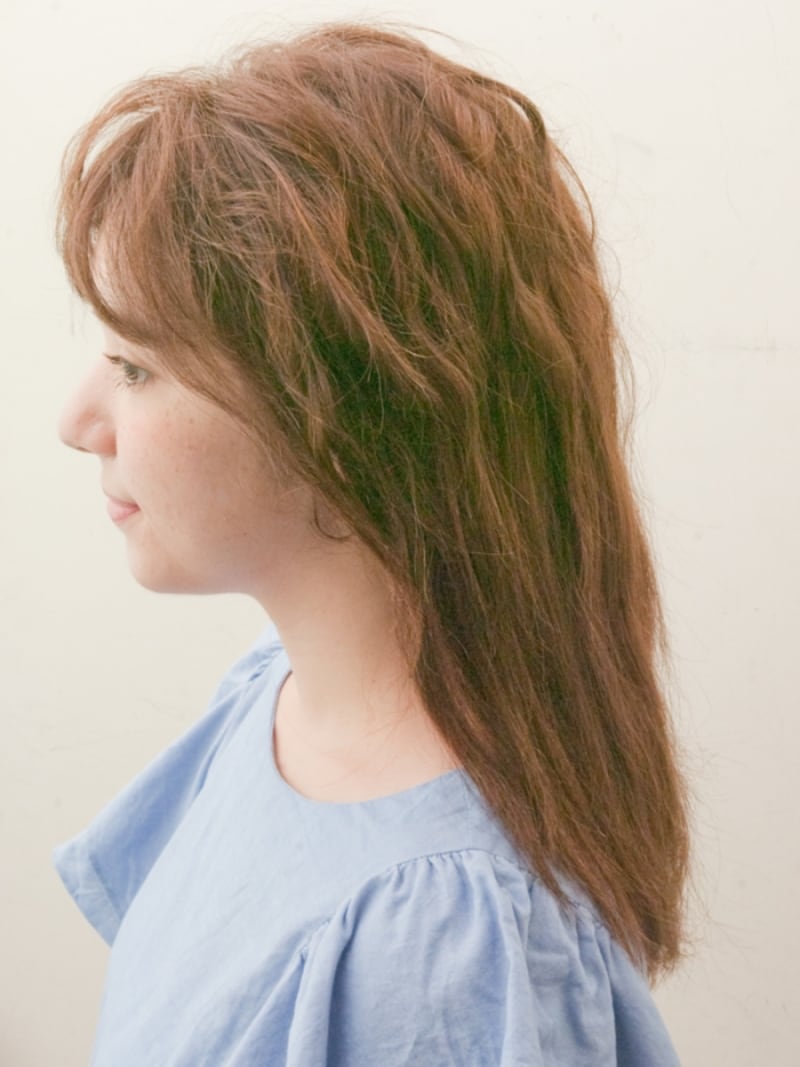 編みたい部分まで巻く