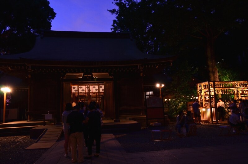 川越氷川神社境内