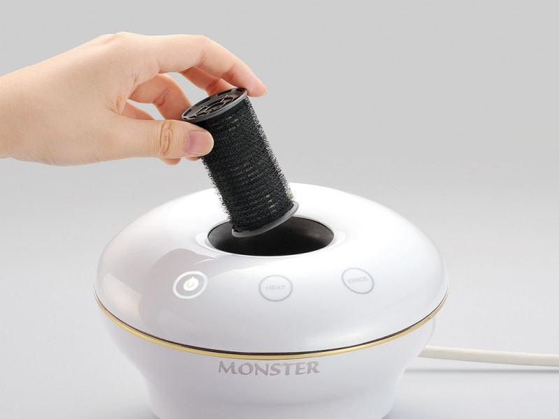 専用カーラーを入れた瞬間、温めが始まる