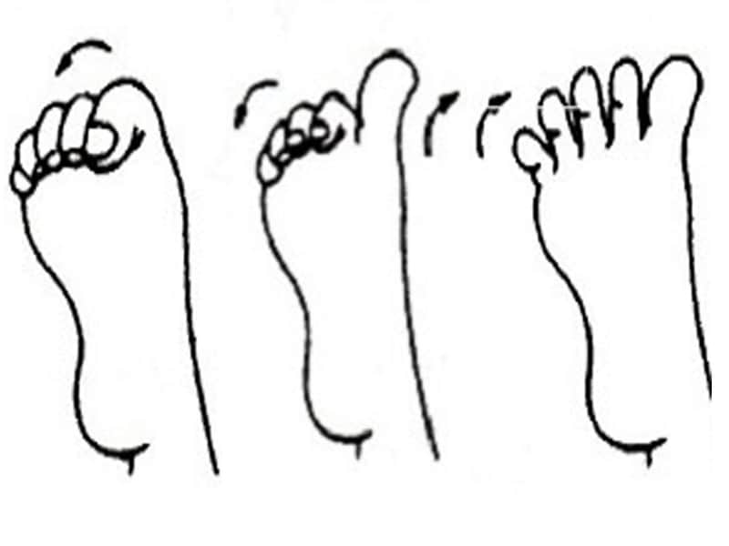 グーチョキパーのストレッチ。