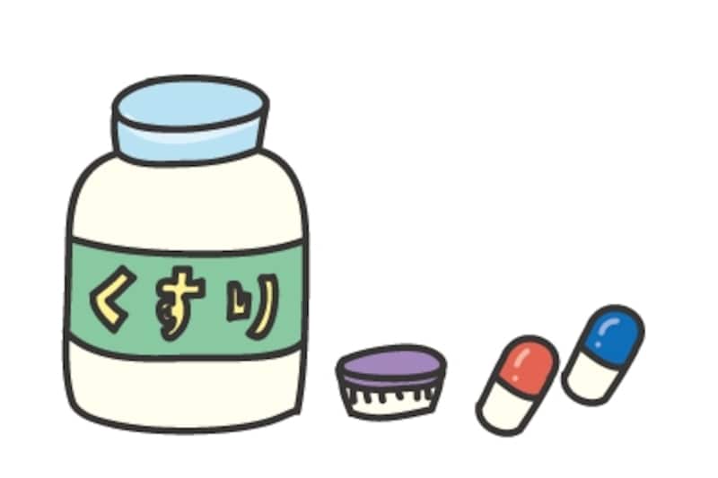 【カラー】薬のカットです。